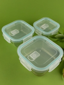 Контейнеры для еды стеклянные, 500 мл. 2 шт, 800 мл. 1 шт.