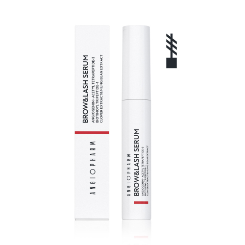 Сыворотка для роста бровей и ресниц АНГИОФАРМ (щеточка), 6 мл