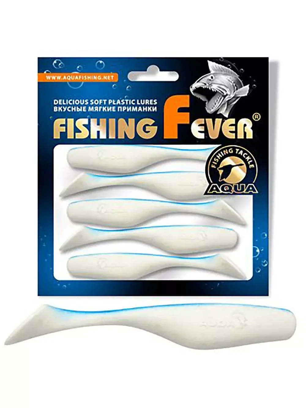 Мягкая приманка риппер FishingFever 8,0cm,5,8g,2 уп. по 5 шт