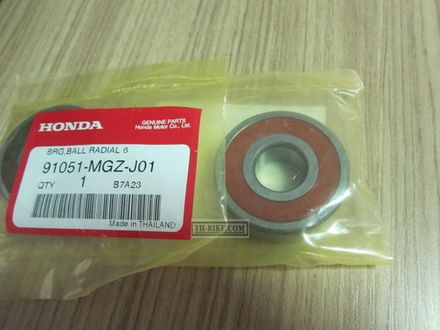 91051-MGZ-J01. 	BEARING, RADIAL BALL, 6303UU (FUJIKOSHI).  Honda