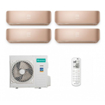 Мульти сплит-система Hisense на 4 комнаты (20+20+20+20 кв.м.) Champagne