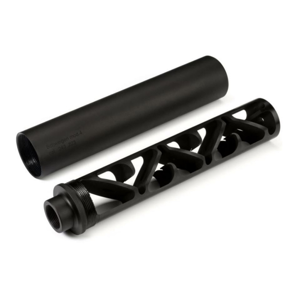 ДТК закрытого типа Schweigen mod. 4 на Remington (.243 Win, М18х1), RAW