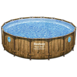 Каркасный бассейн Bestway Steel 56977 (549х122 см) с картриджным фильтром, лестницей и защитным тентом