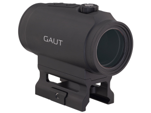 Коллиматорный прицел Gaut Tourmaline 1x29, закрытый, точка/круг красные, Weaver (G-C-29-MR)