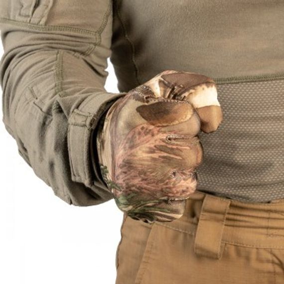 Перчатки Helios трикотажные КМФ лес р. L