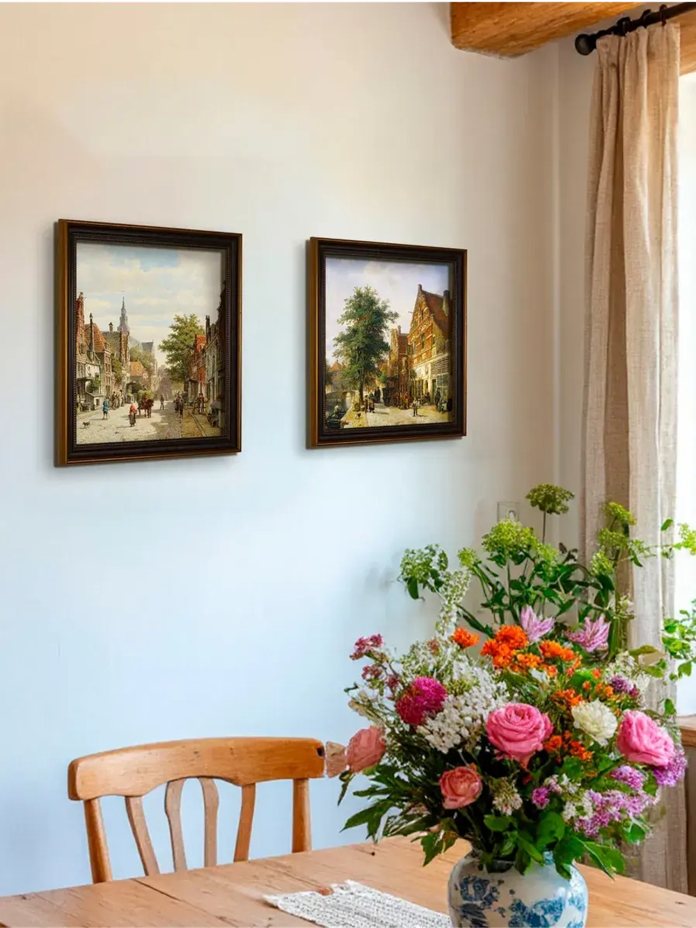 Картина серии "Голландия" настенная для интерьера 36*36 см