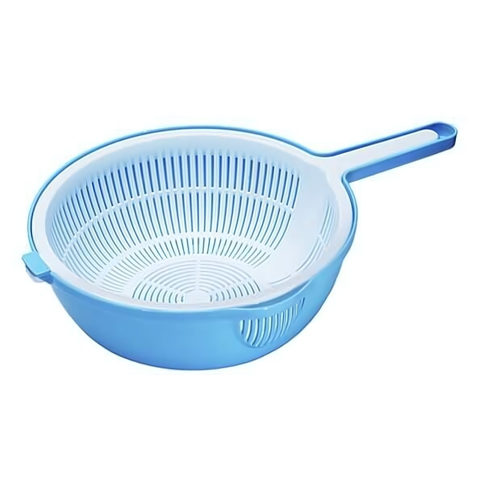 Дуршлаг с подставкой и ручкой двойной цвет в ассортименте