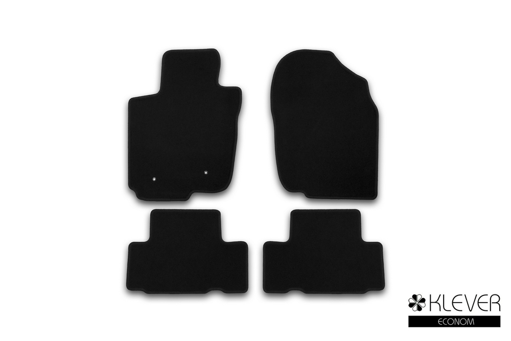 Коврики в салон Klever Econom TOYOTA Rav 4 2010-2014, кроссовер, 4 шт. (текстиль) Klever.KVR01485501200K