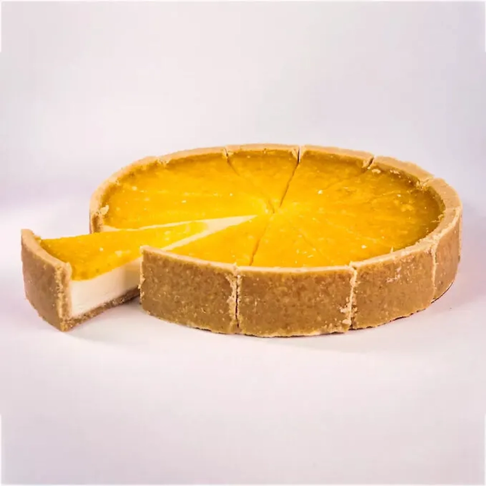 ТАРТ ЛИМОННЫЙ, пирог, 1,2кг/шт, нарезан 12 порций, заморож, Чизберри,