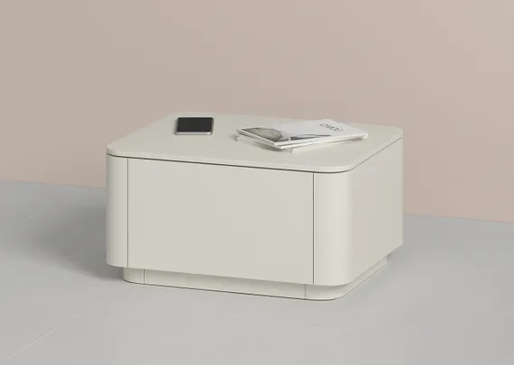 Тумба прикроватная Tammi 1 ящик (молочный)