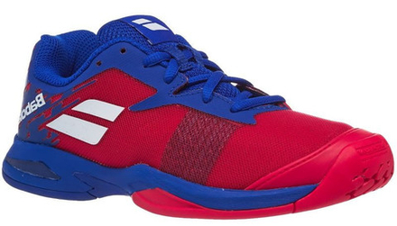 детские Кроссовки теннисные Babolat Jet All Court Junior - poppy red/estate blue