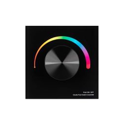 Панель SMART-P5-RGB-G-IN Black (3V, Rotary, 2.4G) (Arlight, IP20 Пластик, 5 лет) 033757