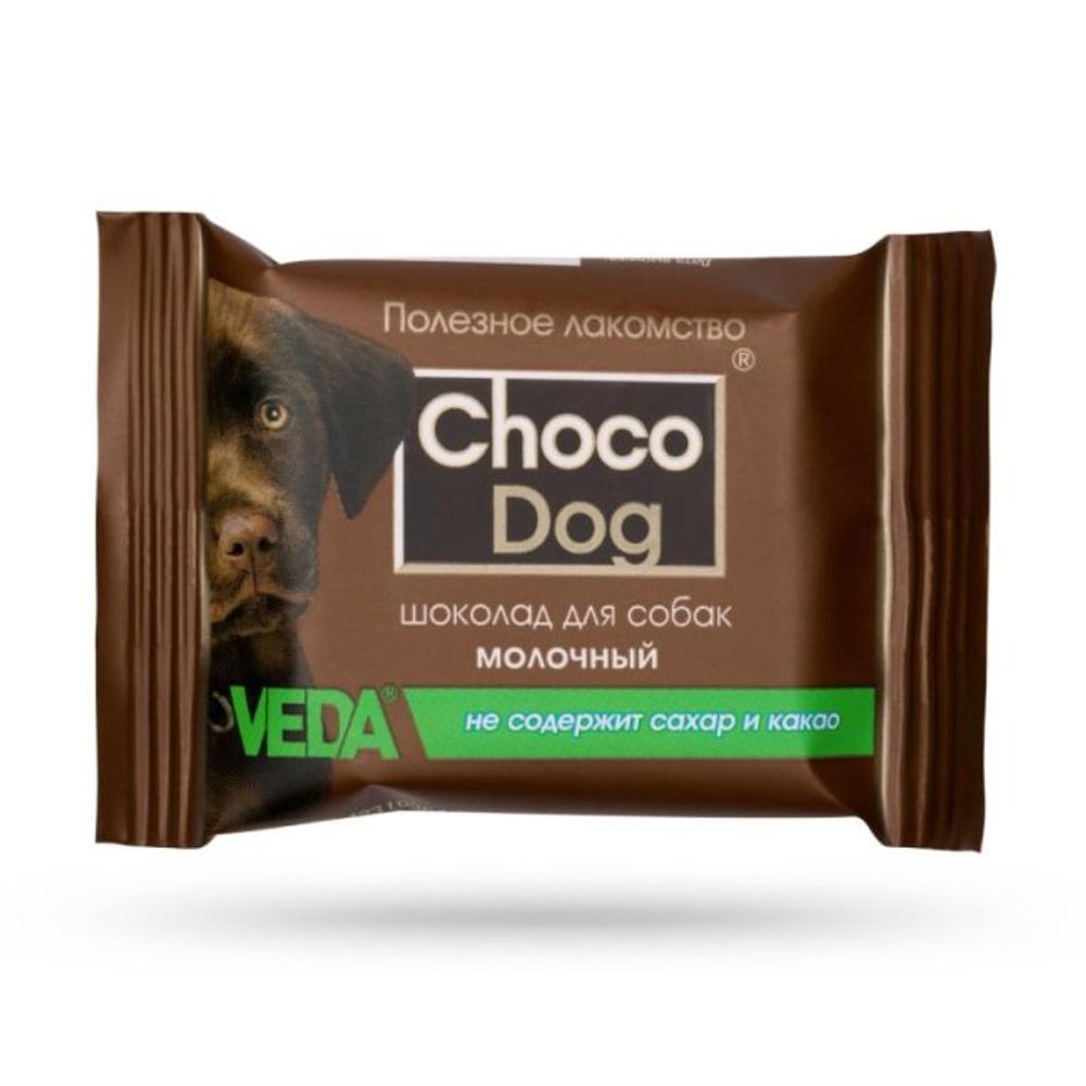 Choco dog шоколад для собак, молочный, 15 гр