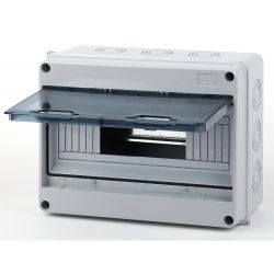 Корпус пластиковый навесной ЭРА SIMPLE КМПн-12 IP65 серый