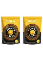Кофе растворимый Черная карта Gold, пакет 285 г x 2 шт