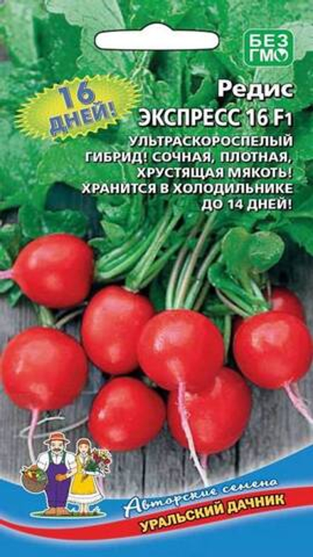 Редис "G. Экспресс 16 F1" 2г., Россия.