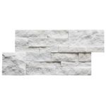 Натуральный камень Кварцит белый Pharaon 180x350x10-20 Модерн