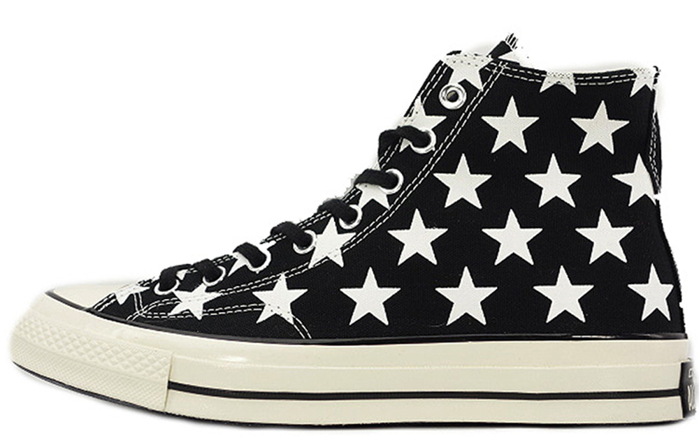 Converse 1970s Chuck Baby"s Breath High top Canvas Shoes Unisex Black