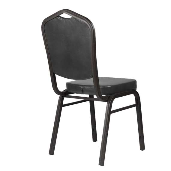 Стул Хит 25, кожзам Марвел Грей, каркас титан