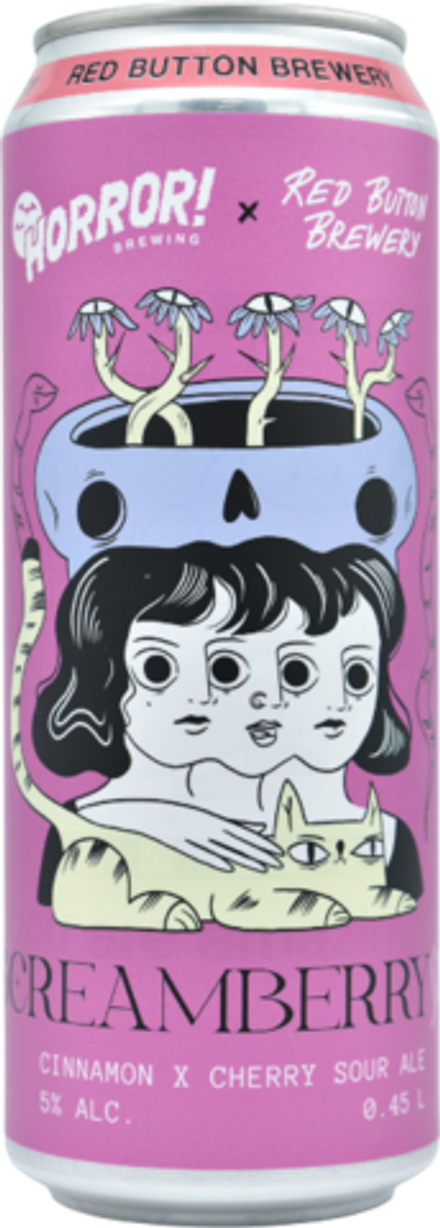 Пиво Рэд Баттон Скремберри Саур / Red Button Screamberry Sour 0.45 - банка