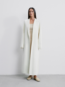 Кардиган-пальто SEVARA, молочный