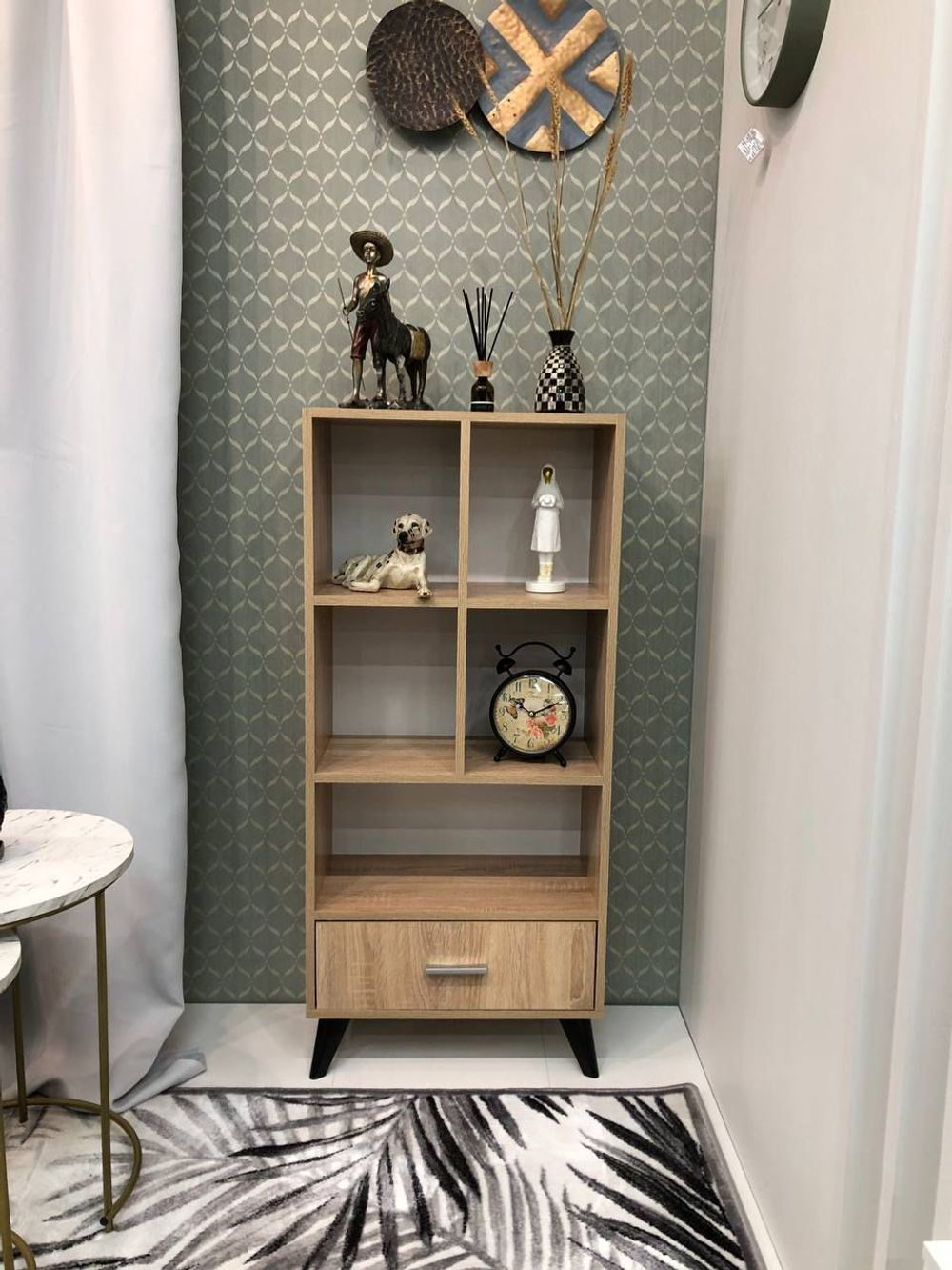 Стеллаж с ящиком 550х1224х280 (Дуб сонома), Милана г. Уфа