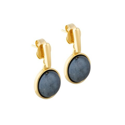Серьги Possebon Pearl Blue Aventurine A1995.23 B/G