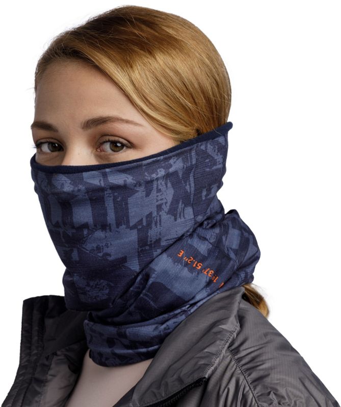 Шарф-труба с флисом двухсторонний Buff Polar Reversible Gon Denim Фото 2