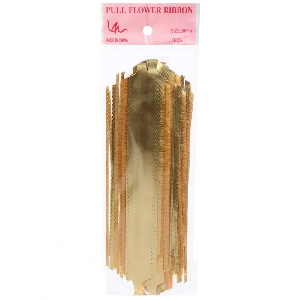 Бант для оформления подарка «Изящный подарок» 5 см, d=15 см, Золото