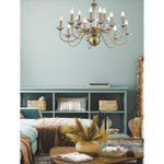 8033/16 CLASSI LN26 080 медь, металл/стекло Люстра подвесная Е14 16*40W 220V INCANTO