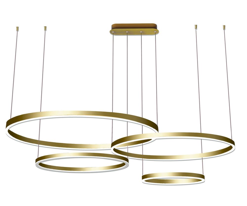 Kink Light 08204,33P(3000K) Подвес димм.Тор мат.золото 168W