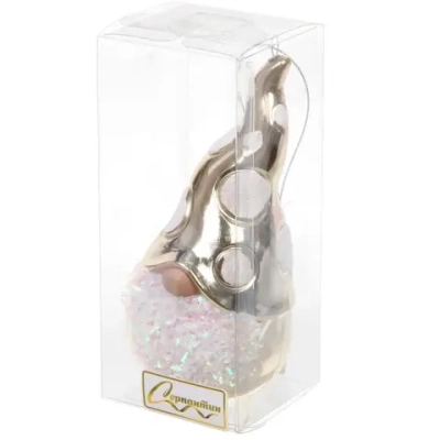 Елочная игрушка «Новогодний лесовичок» 5,5*6*12,5 см, золото