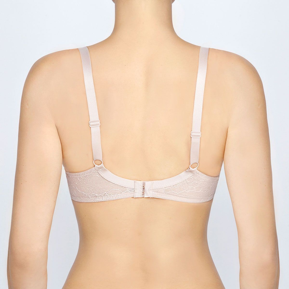 Эффектный бюстгальтер-спейсер на каркасах (Размер: 70D) (Цвет: черный с бежевым)