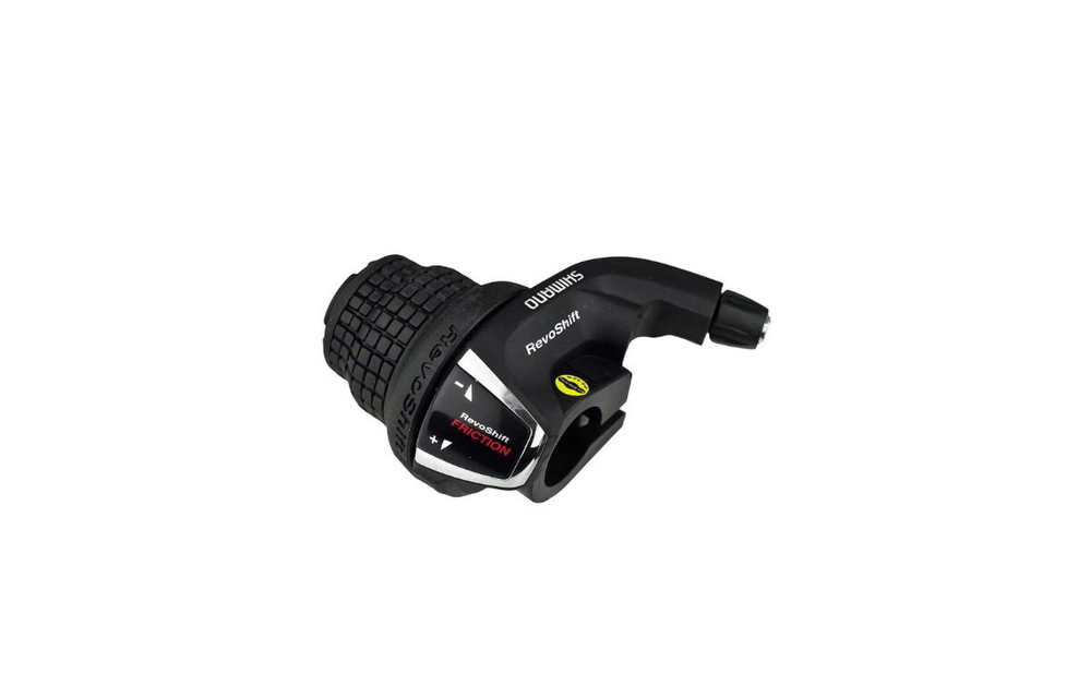 Шифтер Shimano Tourney TY, RS35, левый, 3 скорости (Friction), без индикатора, трос 2050мм, черный OEM
