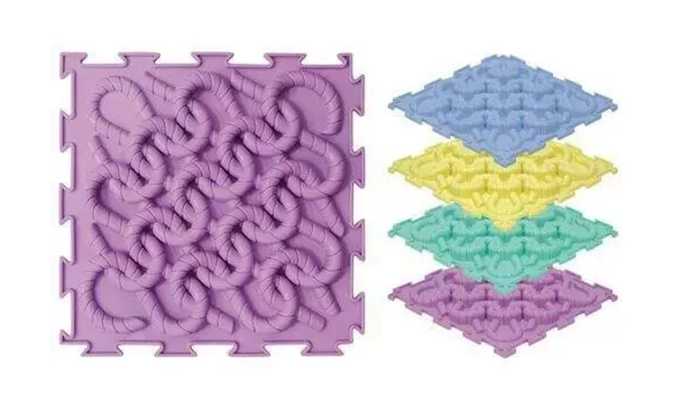Набор модульных ковриков "Петли" мягкий 4эл. (Ортодон)