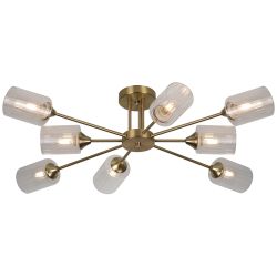 Люстра Rivoli Gill 9188-308 8хЕ27 60 Вт модерн | Лайт