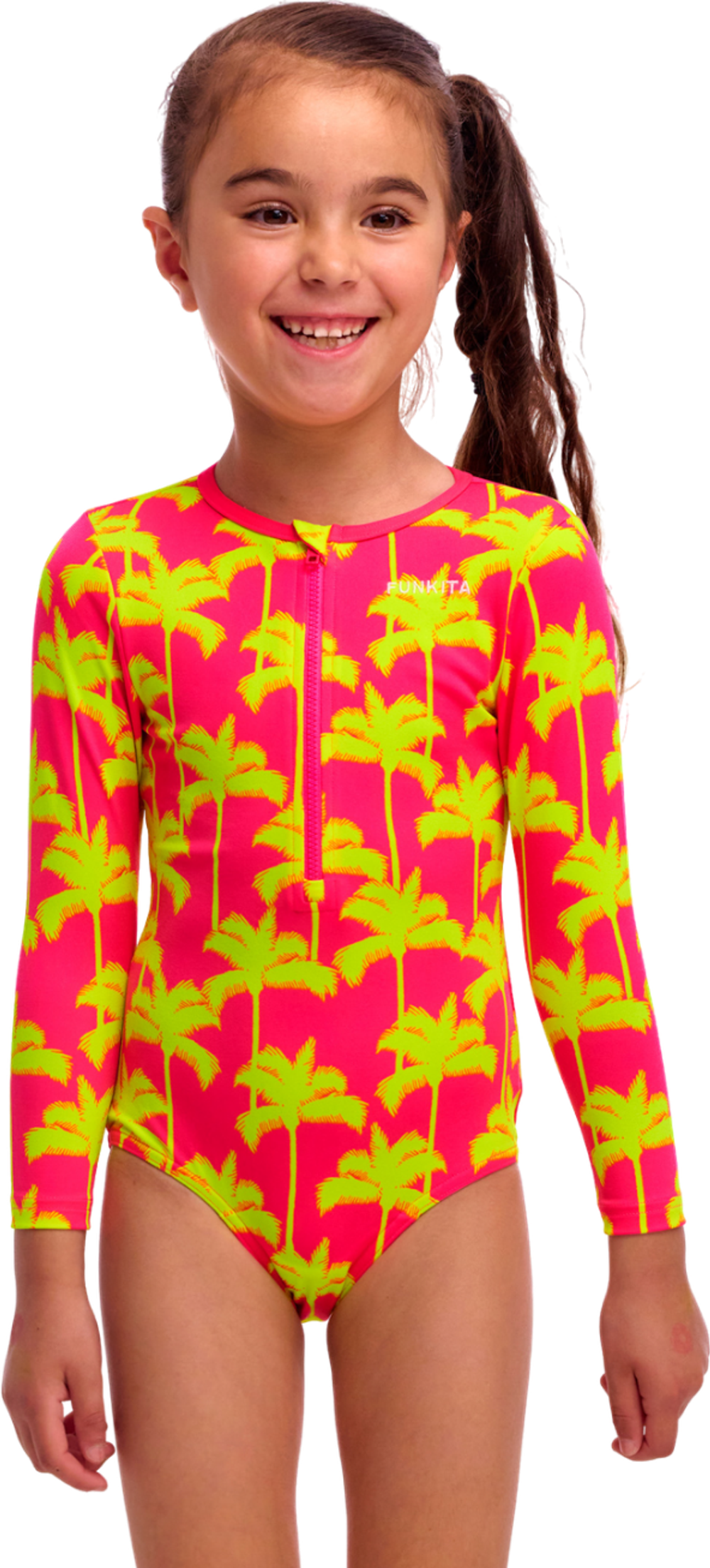 Купальник FUNKITA Toddler Girl's Sweet Coconuts (Sun Cover One Piece)