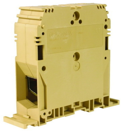 GPA.95/FIXGR, силовой зажим кабель/кабель серый 95 кв. мм /крепление на плату