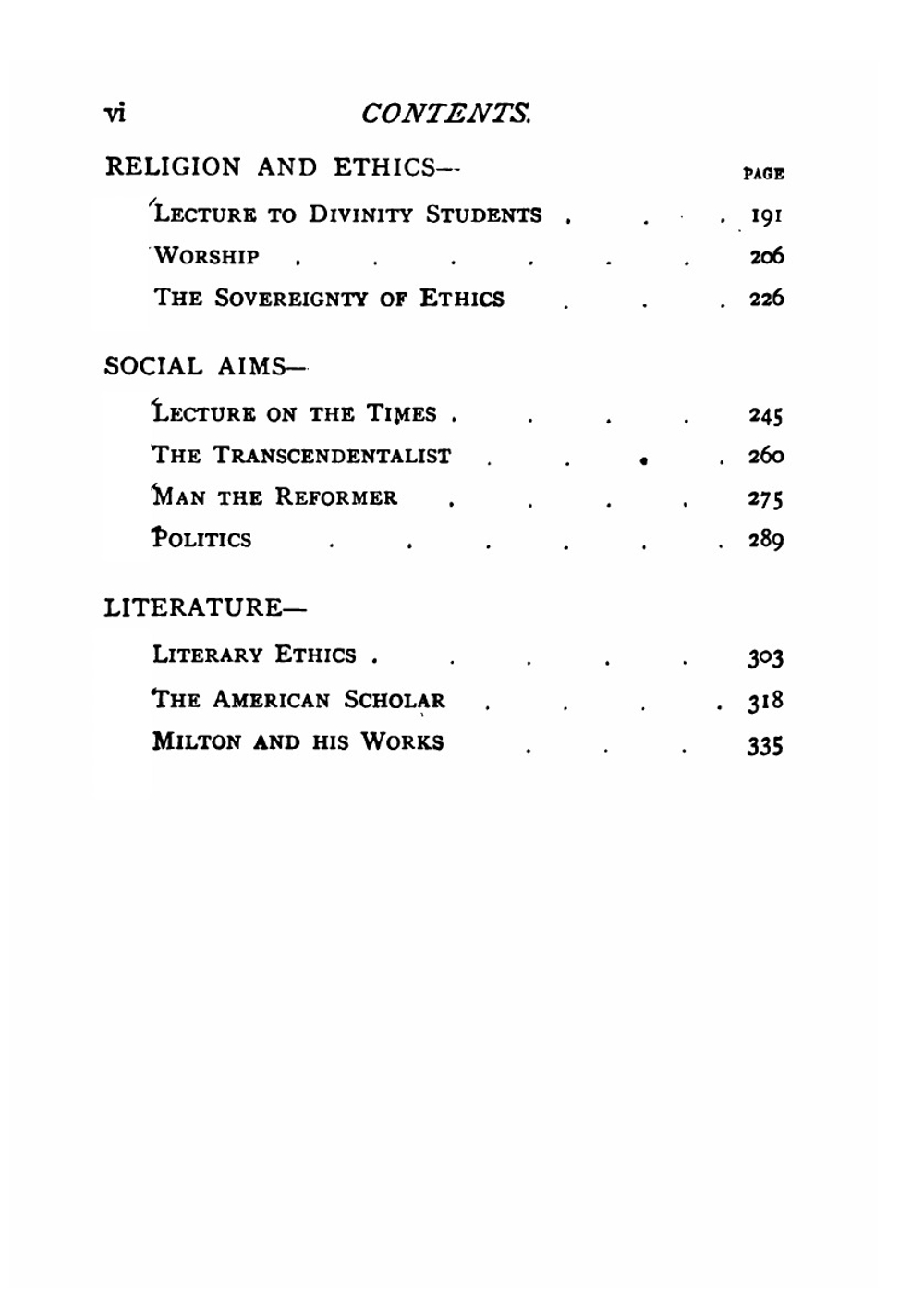 Select Writings of Ralph Waldo Emerson | Ralph Waldo Emerson