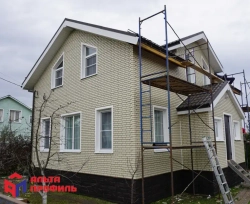 Фасадная панель Альта Профиль Клинкерный кирпич Белый 1130*420мм 0,48м2