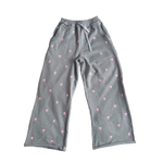 Оверсайз брюки "こんにちは" pink