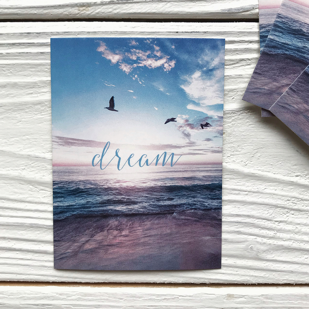 Открытка 8 х 6 см, dream