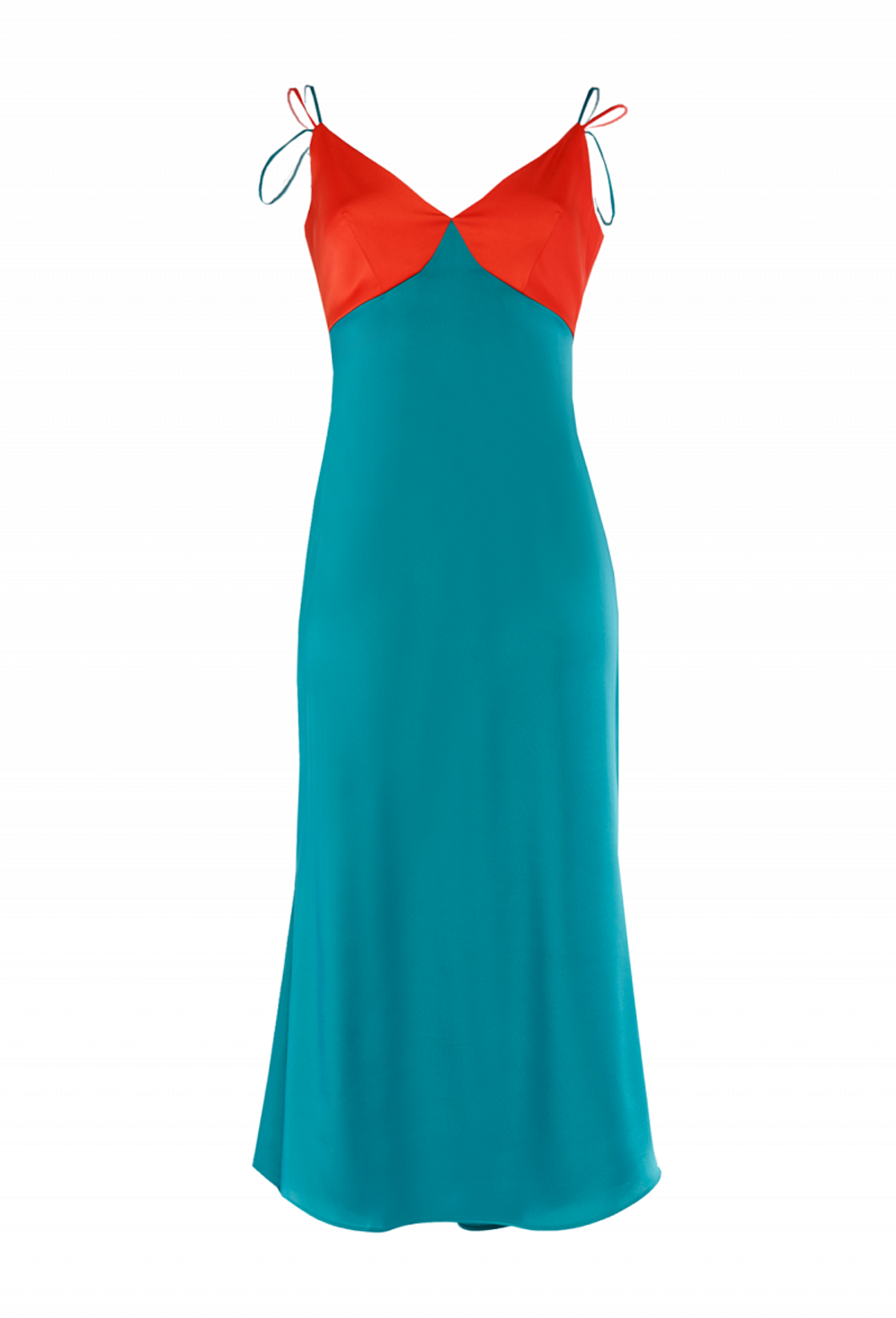 Платье на лямках изумрудное13-19 SS