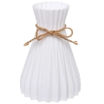 Ваза из пластика «Селин» 12*17см цвет белый