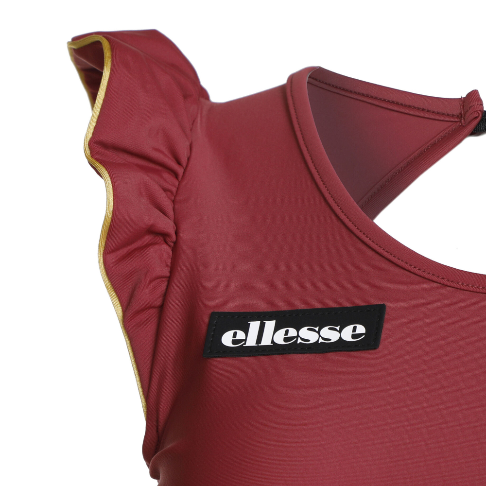 Женская теннисное платье Ellesse Clovere Dress Women - Dark Red, Gold