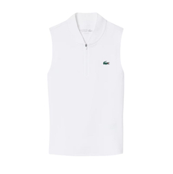 Женское поло Lacoste Sleeveless Ultra Dry Stretch Tennis - white