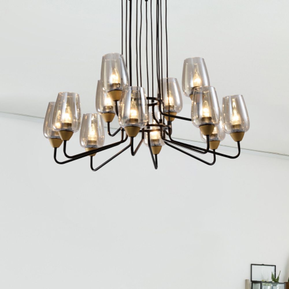 Люстра Rivoli Gera 4065-212 12 х E27 40 Вт дизайн | Rivoli