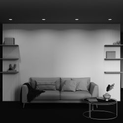 Светильник встраиваемый Maytoni Intro DL019-GX53-B