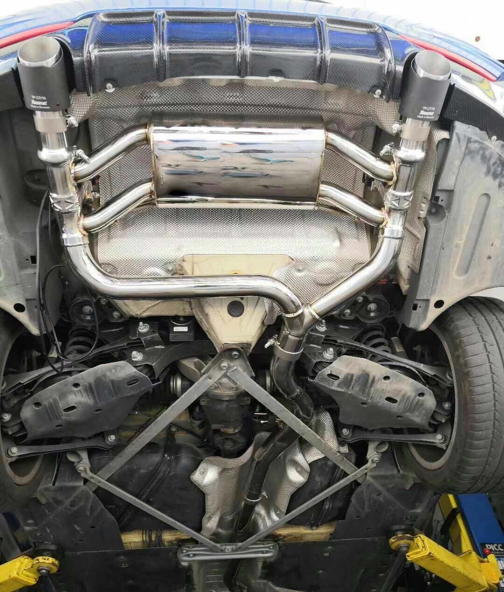 Спортивная выхлопная система с заслонками для BMW 4 Series 420i 2.0T 2014+ БМВ