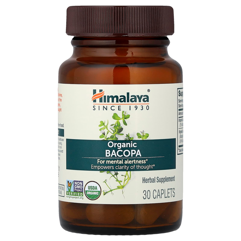Himalaya, Органическая бакопа, 30 капсул